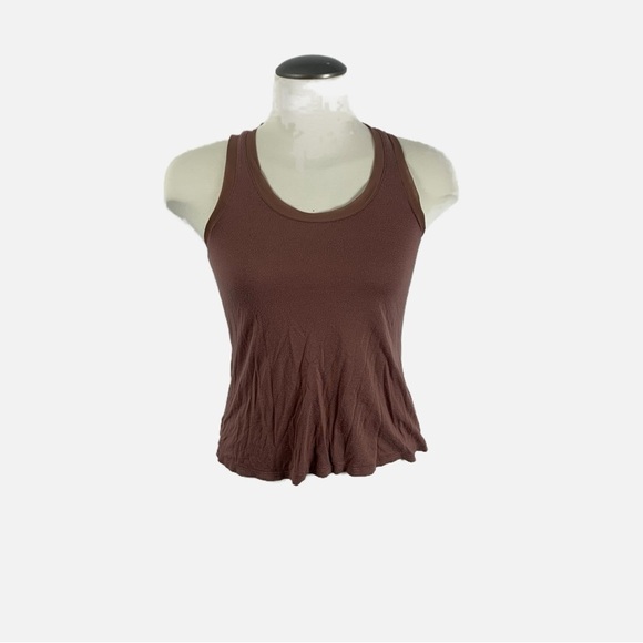 CLEARANCE -- Gap Brown Lace-Trim Tank Top – Soft Rayon Blend, Size Small - Picture 4 of 7